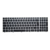 Laptop No Backlit Keyboard For CLEVO NL70 NL70AU NL70PU NL75AU NL75PU PD50SNE PD50SNE-G German GR Black With Silver Frame New