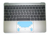 Laptop PalmRest&Keyboard For Apple MACBOOK 12 A1534 2015 613-01195-A Gray top Case United States US Keyboard Without touchpad used