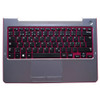 Laptop PalmRest&keyboard For Samsung NP542U3X 542U3X Nordic NR Pink New