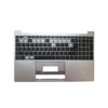 Used Black Monochrome Backlight Keyboard & Silver Palmrest For MB348A United States US Without Touchpad 90% New