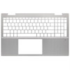 Laptop PalmRest For HP Pavilion x360 15-ER0000 15-ER0008CA 4600MM060002 without fingerprint Silver