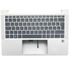 Laptop PalmRest&Keyboard For HP ProBook 430 G8 M24297-031 without backlit SD slot United Kingdom UK Silver New