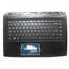 Used Laptop Black PalmRest&Keyboard For MSI GF63 WP65 WF65 3076R1C216Y42 NSK-FD2BN 9Z.NEVBN.21D Without Touchpad United Kingdom UK Monochrome Backlight