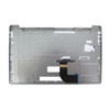 Laptop Silver PalmRest & Backlit United States US Black Keyboard For MB35016004 F0201-XS-004 New