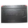 Used Laptop Black PalmRest&Keyboard For MSI GL63 GE63 MS-17C4 3077C4C232TA2 NSK-FA0BN 9Z.NCWBN.00U With Touchpad 3-zone RGB Backlight United Kingdom UK