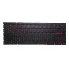 Laptop Backlit Keyboard Red Words For MSI NSK-FDXBN 9Z.NEVBN.X2G S1N2EDE2Q1D10 FDDBN S1N-2EDE2Q1-D10 German GR Black Without Frame New