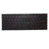 Laptop Backlit Keyboard Red Words For MSI NSK-FDXBN 9Z.NEVBN.X1N S1N2EDN2Q1D10 FDDBN S1N2EDN2Q1D10 Nordic NE Black Without Frame New