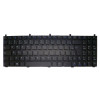 Laptop Without Backlit Keyboard With Blue Words For CLEVO X7200 X7201 Brazil BR Black Without Frame New