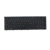 Laptop Monochrome Backlit Keyboard For Eluktronics N250JU Denmark DM Black With Black Frame New