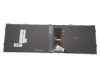 Laptop White Backlit Keyboard For Eluktronics N250JU Norwegian NOR Black With Frame New
