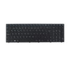 Laptop Monochrome Backlit Keyboard For Eluktronics N250JU Norwegian NW Black With Black Frame New