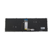 Laptop RGB Backlight For Eluktronics N970TF Russian RU Black With Black Frame New