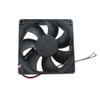 Laptop Cooling Fan DA08025B12HF DC12V 0.4A 80*80*25mm 3-Wire Black-White-Red 155mm 2.0mm Connector New