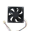 Laptop Cooling Fan For YIMENG DA08025B12HF DC12V 0.4A 80*80*25mm 4-Wire Black-Red-Yellow-Blue 220mm 2.0mm Connector New