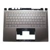 Laptop Palmrest&Backlit Transparent Keyboard For MB2808021 F0124-021 Turkish TR Gold Without Touchpad 95% New