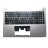 Used Laptop Monochrome Backlit Silver PalmRest&Keyboard For ACER XN39-160M German GR NO Touchpad