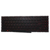 Used Laptop Monochrome Backlit Keyboard For MSI GL76 V203222FK2 FR French FR Red