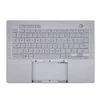 Laptop PalmRest&keyboard For ASUS ROG Zephyrus G14 RE-MP12.63.022820 0KNR0-2B1MUS00 V245546FS1 White Top Case Black United States US keyboard With Backlit With AI Key Used