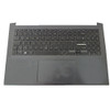 Laptop PalmRest&Keyboard For ASUS Vivobook 15 M3500Q M3500QA M3500QC Blue Top Case With Backlit United Kingdom UK Black Keyboard