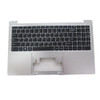 Laptop PalmRest&Keyboard For Digma EVE C5800 DN15CN-8CXW02 Silver Top Case United States US Keyboard Without Touchpad Used