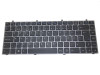 Laptop Keyboard For CLEVO W230ST MP-13C26S0J430 6-80-W2300-170-1 Swiss SW With Grey Frame And Backlit