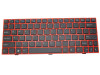 Laptop Keyboard For Cjscope HS-210 JS-110 JS-110CR JS-110HR W515LU W515TU W110ER United States US With Red Frame