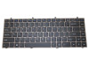 Laptop Keyboard For Cjscope ZX-530 N7 ZX-530 N8 ZX-530 N9 W230ST W230SS W230SD United States US With Brown Frame