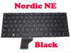 Laptop Keyboard For Gigabyte U2142 U21M U21MD YH-AZ12EA-511 Nordic NE Without Frame