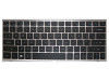 Laptop Keyboard For Gigabyte U2142 U21M U21MD YH-AZ12ED01 2Z703-US142-Y11S United States US With Silver Frame