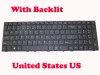 Laptop Keyboard For CLEVO P650 MP-13H83USJ4306 6-80-P6500-010-1 United States US With Black Frame And Backlit