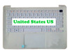 Laptop White PalmRest+White keyboard For LG 13Z940 13Z940-G 13Z940-L 13Z940-M LG13Z94 US English With Touchpad