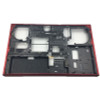 Laptop Bottom Case For DELL Precision M6800 black with red frame AM0W2000910 0697J0 697J0 used