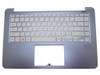 Laptop PalmRest&keyboard For Samsung NP900X5N 900X5N Korea KR BA59-04195B With Backlit Fingerprint Blue 90% New  
