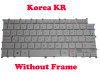 Laptop No Backlit Keyboard For LG 13Z980 13Z980-B 13Z980-G 13Z980-M 13Z980-T 13ZD980 13ZD980-G 13ZD980-M Korea KR White Without Frame
