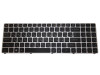 Laptop Keyboard For Quanta TWD TWS MP-12K73SU-920 AETWD700010 Russia RU Black With Silver Frame New