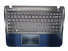 Laptop PalmRest&keyboard For Samsung SF410 Russia RU Blue With Touchpad New