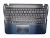 Laptop PalmRest&keyboard For Samsung SF410 Belgium BE Blue With Touchpad New