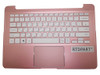 Laptop PalmRest&keyboard For Samsung 110S1K English US BA98-00736A Pink With Touchpad Speaker New
