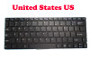 Laptop Keyboard For Entroware apollo 13' 2015 United States US Without Frame