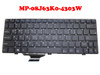 Laptop Keyboard For CLEVO M1110 M1110Q M1111 M1115 MP-08J63K0-430 6-80-M1110-112-1 MP-08J63K0-4303W 6-80-W3100-111-1 Korea KR Black Without Frame