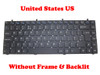 Laptop Keyboard For CLEVO W230SD W230SS W230ST United Kingdom UK Gray Frame And Backlit New