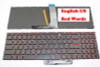 Laptop Keyboard For MSI GS70 2OD 6QC 6QE ONC 2PC 2PE 2QD 2QE 2QE16SR51 2QE16SR51R 2QE16SR51S United States US With Red Backlit