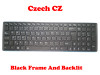 Laptop Keyboard For Gigabyte P35G V2 P35G V2-5 P35K P35K V3 P35W V2 P35W V3 P35W V4 P35W V5 Czech CZ With Black Frame And Backlit