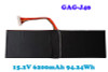 (Large interface) Laptop Battery For Gigabyte For AERO 14 15 15X 14-K7 15-X9 15-Y9 GAG-J40 541387460005 15.2V 6200mAh 94.24Wh New