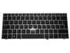 Laptop Keyboard For HP EliteBook 2170p SG-49410-2JA SN8111(BL) 693363-A41 90.4RL07.L1A 677599-A41 With Backlight and Pointing Stick With Silver Frame Black Belgium BE