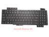 Laptop Keyboard For ASUS GL703 GL703V GL703VD GL703VM GL703G GL703GE V170146DS AEBKLU00020 Black Without Frame With Backlight United States US