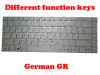 Laptop Keyboard For Teclast F6 PRO YXT-NB93-79 MB2903009 PRIDE-K3058 MB2903009 German GR Silver (Different function keys) New