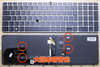 Laptop Keyboard For HP 755 G3 755 G4 850 G3 850 G4 United Kingdom UK 836623-031 HMP14N56GBJ930 With Silver Frame Black With Backlight and Pointing Stick