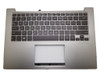 Laptop Palmrest&Keyboard For ASUS UX32A UX32VD Silver C shell 13GNP01AM052-1 Without Touchpad With Brown United States US 9Z.N8JBU.101 0KNB0-3621US00 0KN0-MY1US13