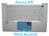 Laptop White PalmRest& White Keyboard For LG 14Z970 MBN645862XX 14Z970-G 14Z970-E 14Z970-L 14Z970-T Korea KR With Backlit NO Touchpad